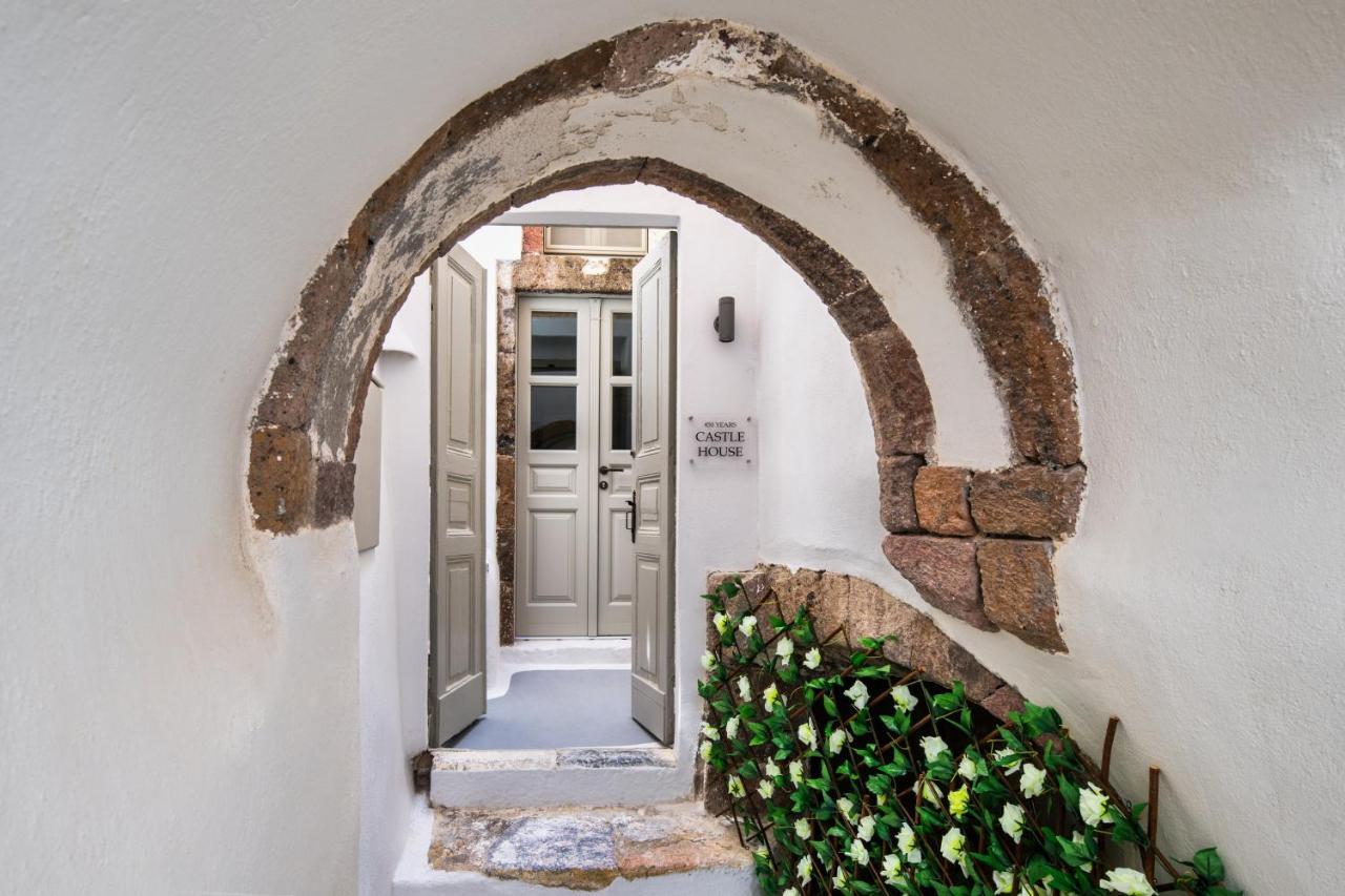 450 Years Castle House For 2-5 People/Jacuzzi Villa Emborió Kültér fotó